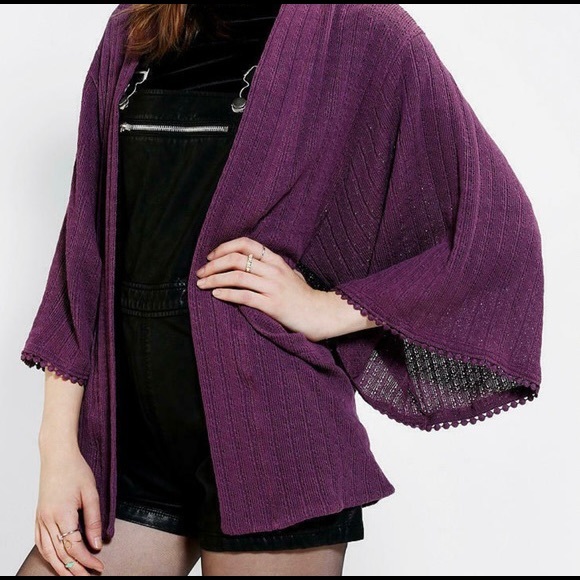 Knitted kimono cardigan - Picture 5 of 7